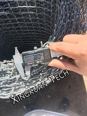 Hot Dipped Galvanized Crimped Wire Mesh 30mm Aperture For Bricks Factory