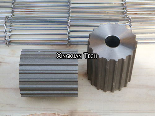 Flat Flex Ladder Conveyor Belt Wire Mesh For Conveyor Food Machine In Enrobing Production