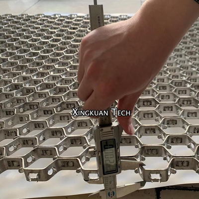 Steel Hex Metal Mesh , Hex Steel Metal Mesh For Refractory Lining