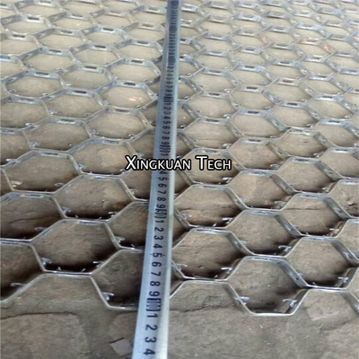 Steel Hex Metal Mesh , Hex Steel Metal Mesh For Refractory Lining