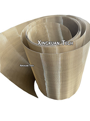 Continuous Belt Wire Mesh Filter Screen Copper Clad Steel For Extruder Plastic Production