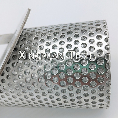 Pipeline Basket Stainless Steel Filter Screen With Bevel Mouth