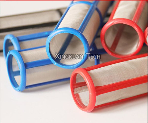 Gun Insert Cylinder Filter Mesh , Wire Mesh Filter Tube SS302 SS304 SS304L Material