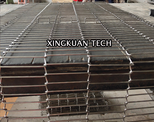 Ladder Conveyor Belt , Ladder Mesh Wire For Chocolate Coating Lines