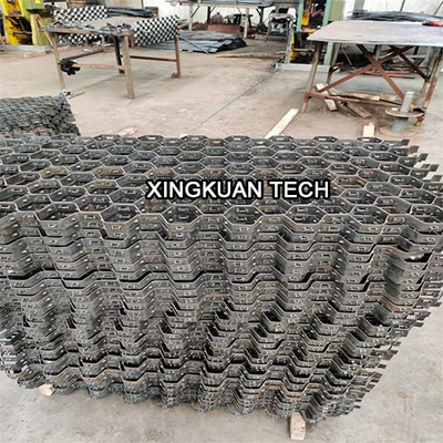 AISI 304 Hex Metal Mesh Refractory Lining Flex Metal 1.8X20X50mm