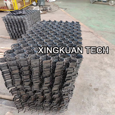 Flex Metal Hexagonal Cellular Mesh Grating For Refractory Lining