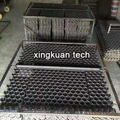 Flex Metal Hexagonal Cellular Mesh Grating For Refractory Lining