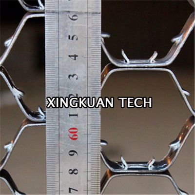 Lance Type Metal Hexagon Mesh for Refractory Lining Carbon steel Q235 0Cr13 Material