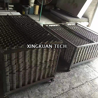 Lance Type Metal Hexagon Mesh for Refractory Lining Carbon steel Q235 0Cr13 Material